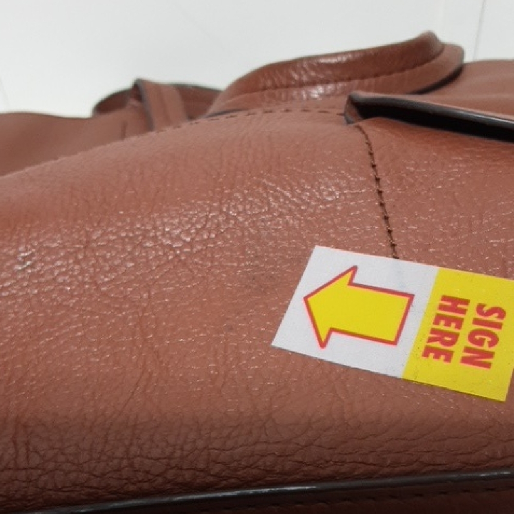 J. Crew Elegant Brown Leather Tote Bag - Picture 8 of 16